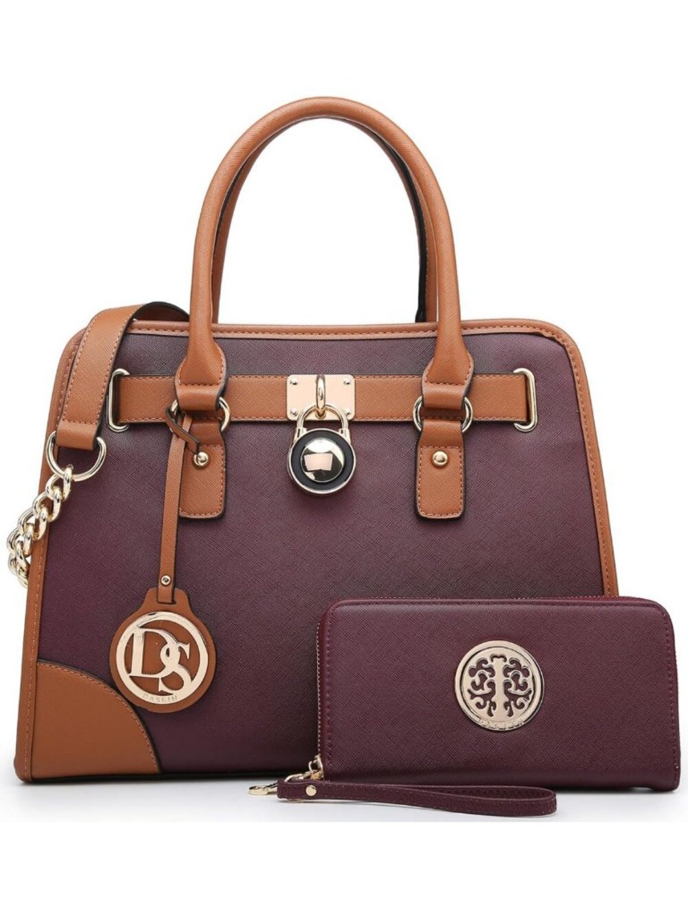 Stylish Women's Handbag Set - Top Handle Satchel & Hobo Purse for Work & Casual